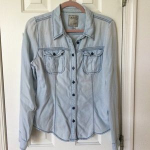 Guess 1981 Women Demi Long Sleeve Shirt,Size M